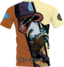 Blue Monkey Old West V8 Yellow/Orange Jersey