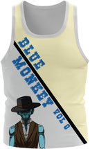 Blue Monkey Old West V8 Grey/Yellow Singlet
