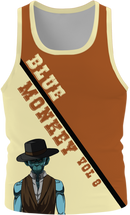 Blue Monkey Old West V8 Yellow/Orange Singlet