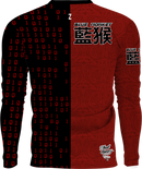 Blue Monkey TX Red Long Sleeve