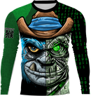 Blue Monkey TX Green Long Sleeve