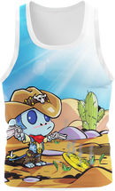 Cowboy Blue Monkey Singlet