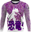 Party Dinosaur Purple Long Sleeve