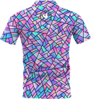 AJ Carey | Pattern Purple Polo