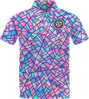 AJ Carey | Pattern Purple Polo