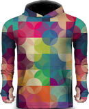 CIRCLE COLORFUL LIGHTWEIGHT SUN HOODIE