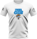 Cowboy Blue Monkey White Jersey