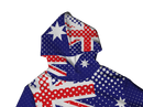 AUSTRALIAN FLAG COLORS LIGHTWEIGHT SUN HOODIE