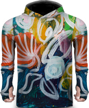 FLOWER OIL PAINT LIGHTWEIGHT SUN HOODIE
