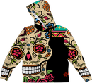 SKULL FLOWER LIGHTWEIGHT SUN HOODIE