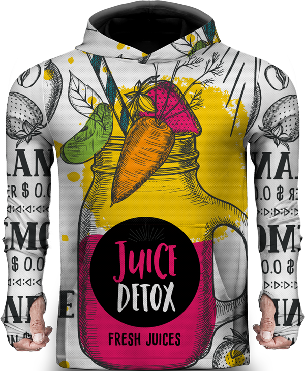 JUICE DETOX LIGHTWEIGHT SUN HOODIE