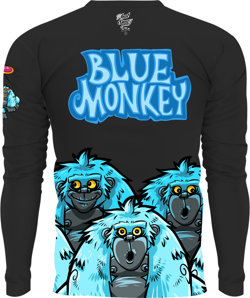 Blue Monkey Year 1 (Rebooted) Black Longsleeve