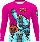 Blue Monkey Year 1 (Rebooted) Pink Longsleeve