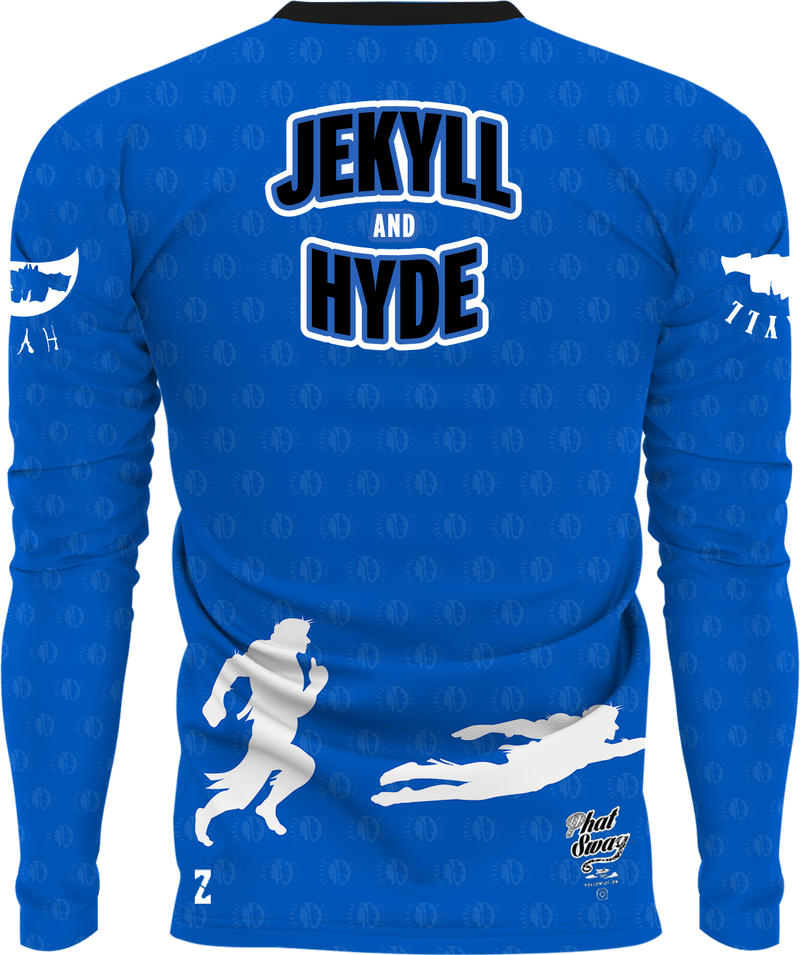 Jekyll and Hyde Blue Long Sleeve