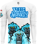 Blue Monkey Year 1 (Rebooted) White Longsleeve