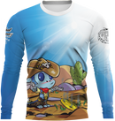 Cowboy Blue Monkey Long Sleeve