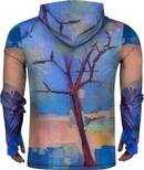 OIL PAINT TREE LIGHTWEIGHT SUN HOODIE