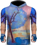 OIL PAINT TREE LIGHTWEIGHT SUN HOODIE