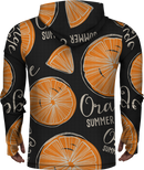 ORANGE SUMMER LIGHTWEIGHT SUN HOODIE