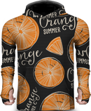 ORANGE SUMMER LIGHTWEIGHT SUN HOODIE