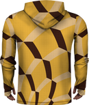 PATTERN YELLOW LIGHTWEIGHT SUN HOODIE