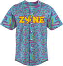 Disc Golf | Pattern Baseball Style Jersey