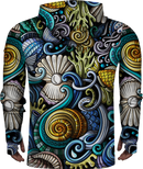 SEA BLUE LIGHTWEIGHT SUN HOODIE