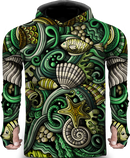 SEA GREEN LIGHTWEIGHT SUN HOODIE