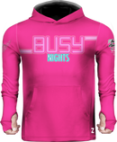 Busy Nights Pink Sun Hoodie