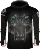 Saber Cat Black Sun Hoodie
