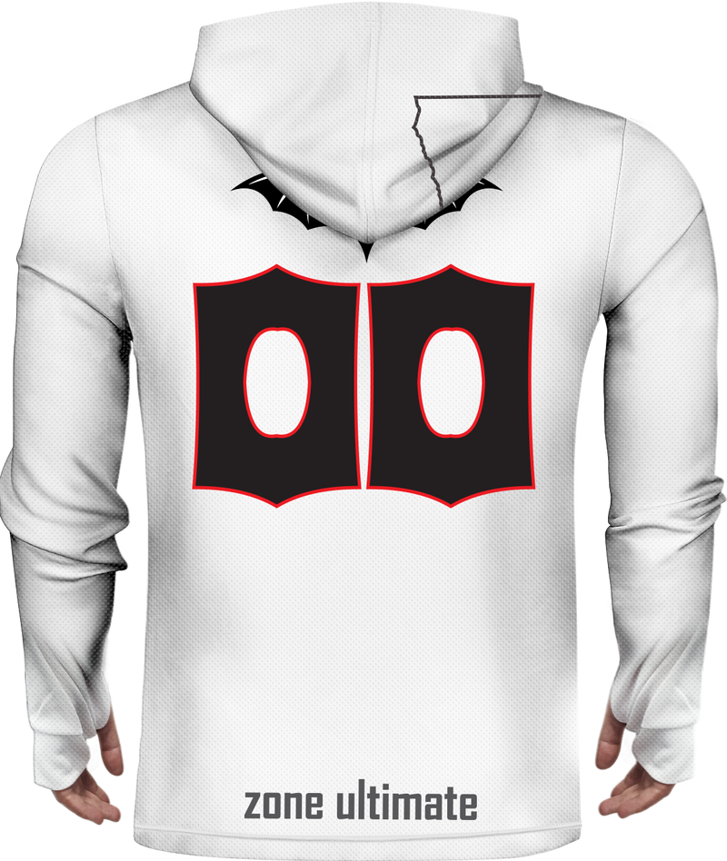 White top sun hoodie