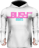 Busy Nights White Sun Hoodie