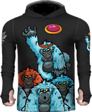 Blue Monkey Year 1 (Rebooted) Black Sun Hoodie