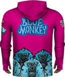 Blue Monkey Year 1 (Rebooted) Pink Sun Hoodie