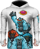 Blue Monkey Year 1 (Rebooted) White Sun Hoodie