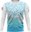 Monkey Zombie Blue Long Sleeve