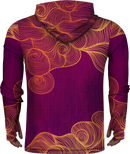 ABSTRACT LEAF LIGHTWEIGHT SUN HOODIE