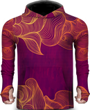 ABSTRACT LEAF LIGHTWEIGHT SUN HOODIE