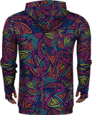 Zip Up Hoodie Abstract