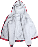 Printed Camo Red Fleece Hoodie