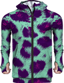 Leopard Abstract Fleece Hoodie