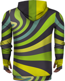 Zip Up Hoodie Spiral Abstract